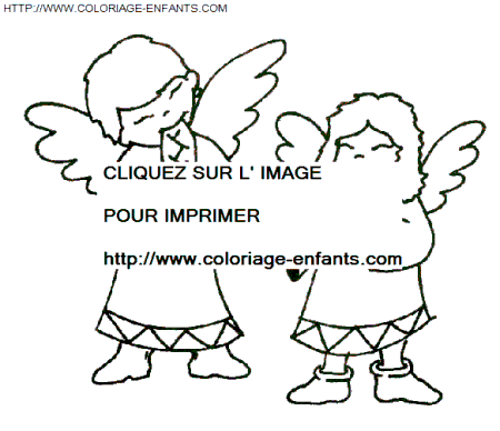coloriage Aventure Anges