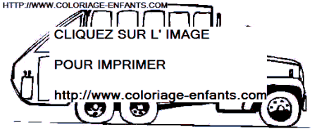 coloriage camion benne