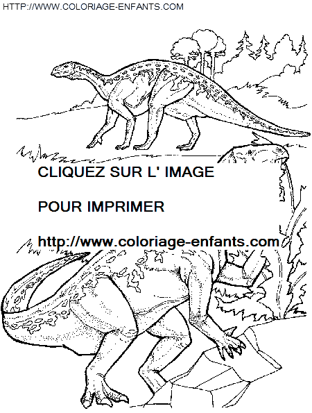 coloriage dinosaure heure du repas