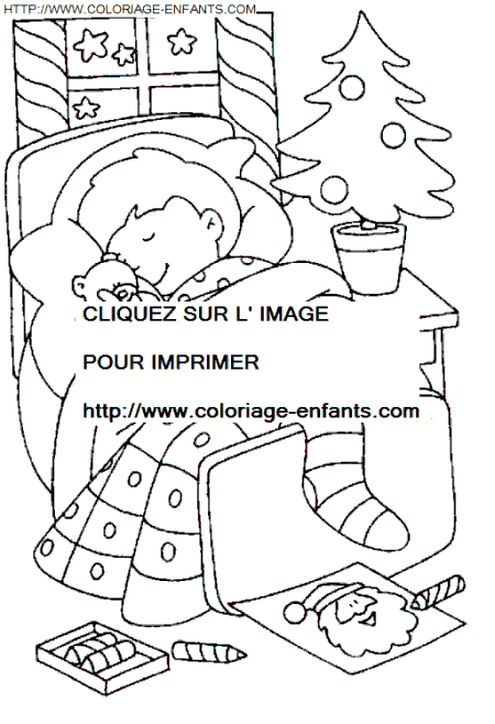 coloriage Fetes Noel Enfants
