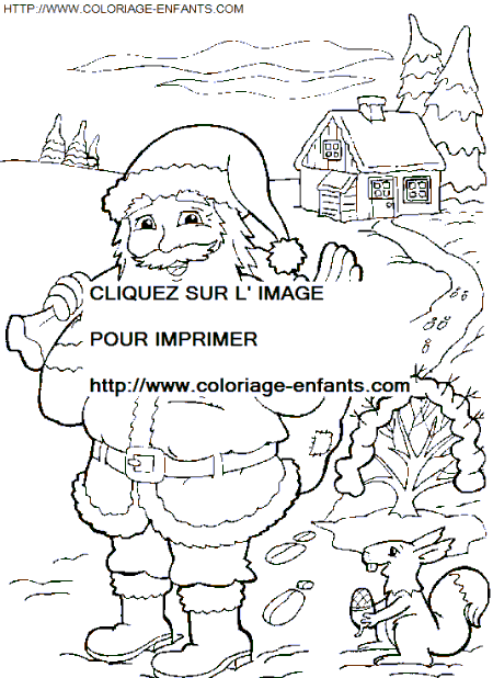 Coloriage Fetes Noel Papa Noel gratuit à colorier - Fetes Noel Papa ...