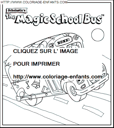 coloriage Serie Tv Bus Magique