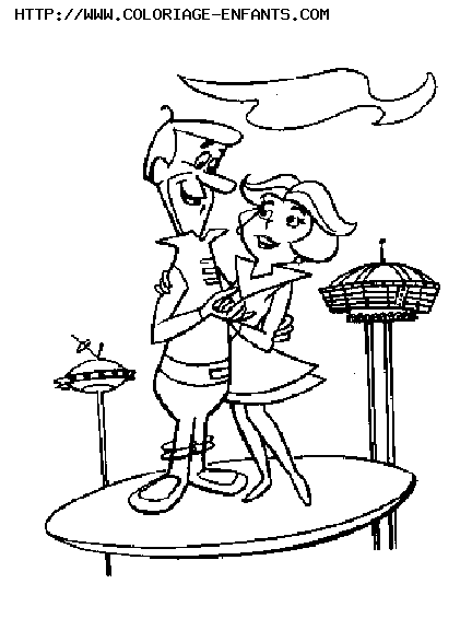 coloriage jetsons