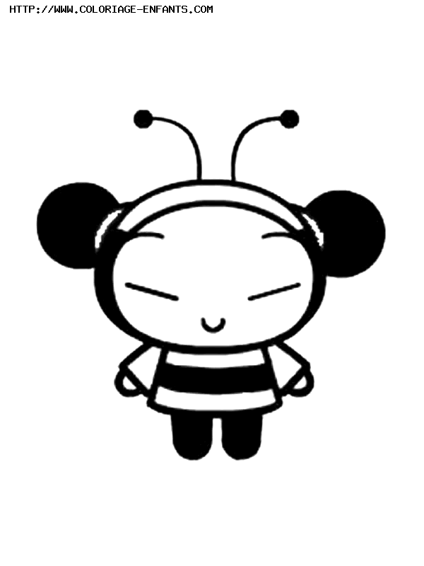 coloriage Pucca