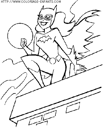 coloriage super heros batman