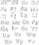 coloriage alphabet simple majuscule et minuscule
